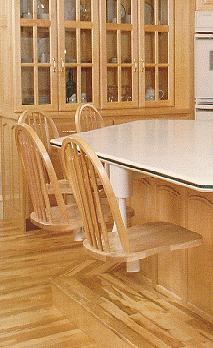 Breakfast bar and chairs